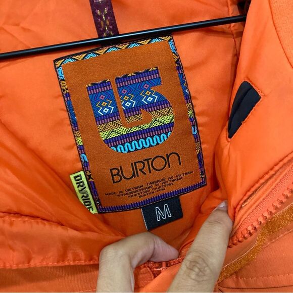 Burton DryRide Orange Snow Coat Medium - Picture 4 of 8